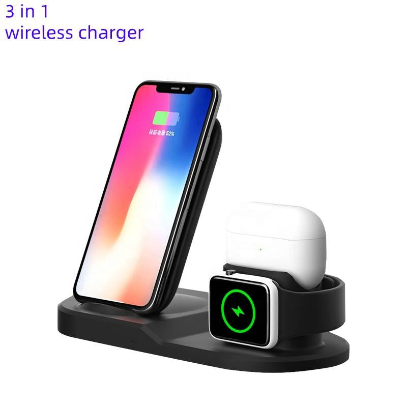 Cellphone Wireless Charger 3 in 1 Charging Station