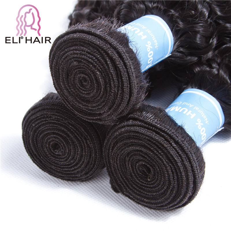 Brazilian human hair bundles.